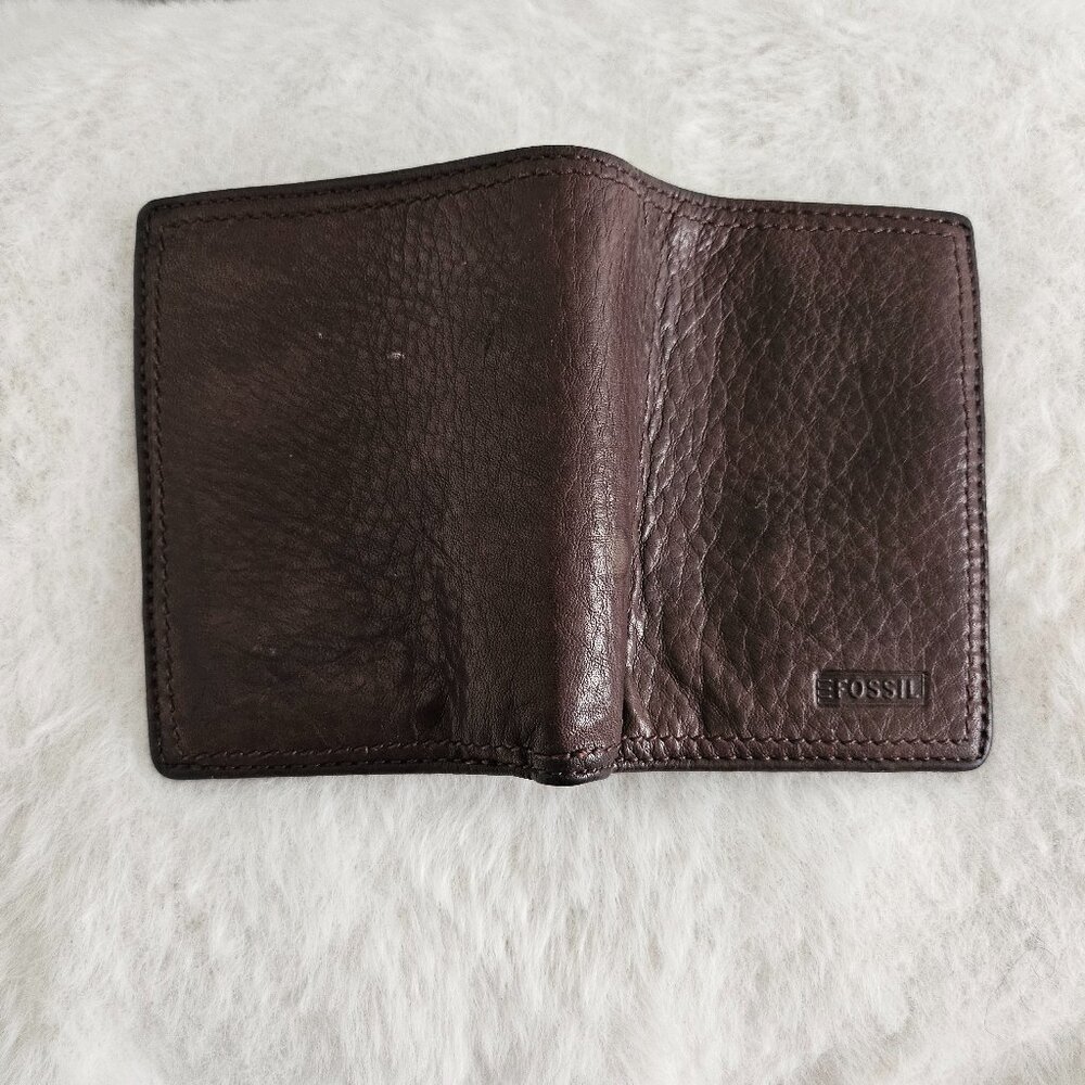 Fossil men genuine leather wallet
